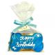 Dolci Impronte - Birthday Bone Blu - 85 gr - Handgemachter Mürbeteigkeks