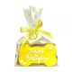 Dolci Impronte - Gelber Geburtstagsknochen - 85 gr - Handgemachter Mürbeteigkeks
