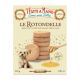 Dolci Impronte – Handgemacht – Le Rotondelle Honig-Mürbeteigkekse – 250 g