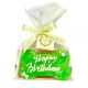 Dolci Impronte - Grüner Geburtstagsknochen - 85 gr - Handgemachter Mürbeteigkeks